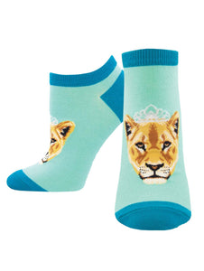 Ladies Queen Of The Pride Ped Socks