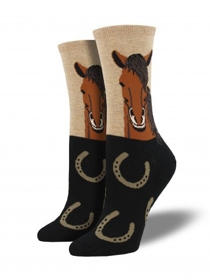 Ladies Horse Portrait Socks